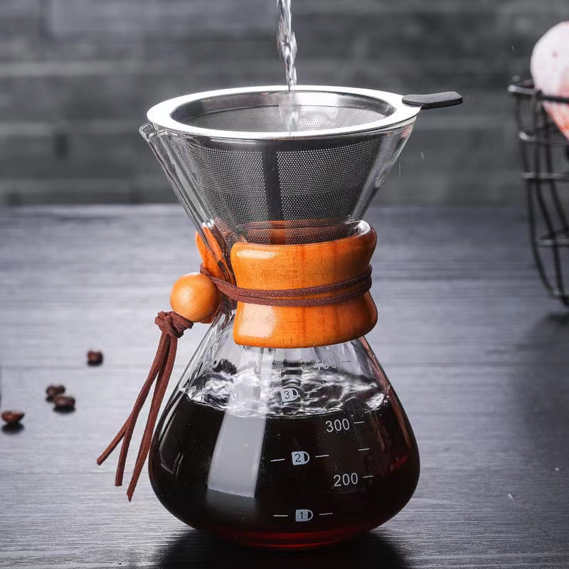 Pota caife gloine brewed láimhe 1